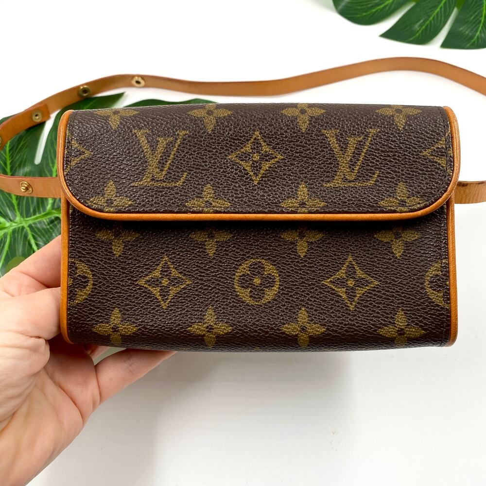 Louis Vuitton Florentine Waist Belt Bum Bag Monogram Crossbody Shoulder Clutch - Picture 5 of 16